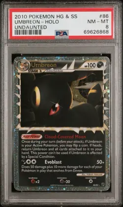 POKEMON UMBREON PRIME 86 PSA 8 - Image 1
