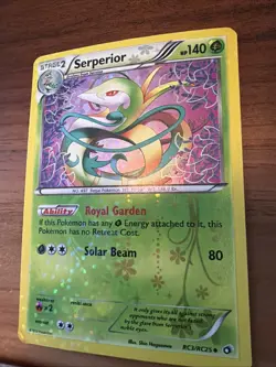 Serperior RC3/RC25 Radiant Collection Legendary Treasures 2013 Holo Pokemon Hp - Image 1