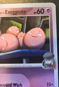 Team Rocket's Exeggcute 077/217 Reverse Holo Common Ascended Heroes Pokemon TCG - Image 3