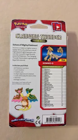SM4 | Clanging Thunder Theme Deck Sun & Moon Pokemon Crimson Invasion SM NEW - Image 3