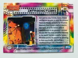 Topps Pokemon the First Movie Rainbow Foil 21 Introductions - Image 2