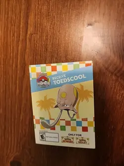 Exclusive Pokemon Worlds Anaheim 2025 Toedscool Code Pokemon Scarlet or Violet - Image 1