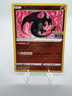 Radiant Charizard 011/078 Pokemon GO Holo - Image 1