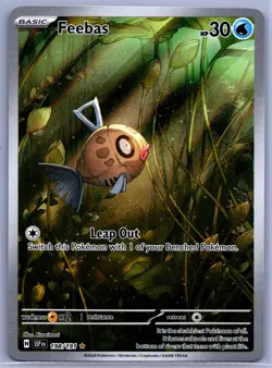 Feebas 198/191 Illustration Rare Surging Sparks Near Mint - Pokemon - Image 1