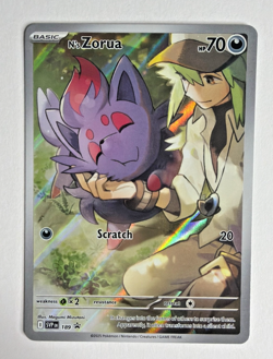 Pokemon TCG N's Zorua #189 Scarlet & Violet Promo, Black Star Promo NM-MT - Image 1