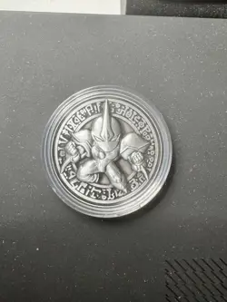 Yu-Gi-Oh! Official Konami YCS Pre-Registration Silver Coin ELEMENTAL HERO NEOS - Image 1