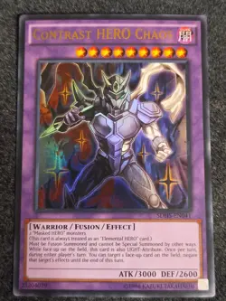 Lightly Played Contrast HERO Chaos - SDHS-EN041 - Ultra Rare - Unl Edition - YuG - Image 1