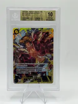 2025 ONE PIECE OP10-ROYAL BLOOD #118 MONKEY D. LUFFY BGS 10 PRISTINE - Image 1
