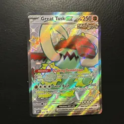 Great Tusk ex 072 Sv: Scarlet & Violet Promo Cards Holo - Image 1