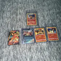 Pokemon Charizard Bundle Lot Of 5 Card’s 🔥😮 - Image 1