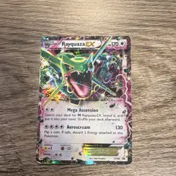 The Pokemon Company Rayquaza EX XY66 Promo Full Art Holo XY English Pokemon Card - Image 1