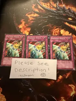 3x Draining Shield Playset Random Set/Edition/Rarity Yugioh! cards - Image 1
