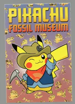Cracked Ice* GOLD HOLO *Electric Pikachu Card Database- FOSSIL MUSEUM* POKEMON - Image 1