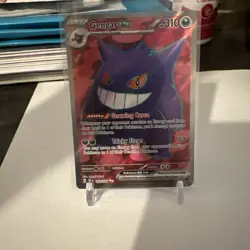 Pokemon Gengar EX Full Art Ultra Rare TCG Card Temporal Forces 193/162 - Image 1