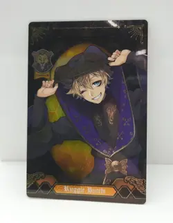 Twisted Wonderland Ruggie wafer card foil plastic shiny - Image 1