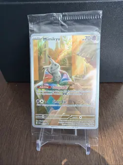 Pokemon Mimikyu TCG Black Star Promo Card Paldean Fates ETB Sealed 1 - Image 1