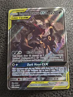 Pokemon Umbreon & Darkrai GX Promo Card SM241 Sun & Moon - Image 1