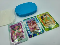 Digimon Taco Bell Metal Cards & Case MINT Garudamon, Lillymon, Patamon - Image 2
