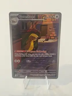 Pokemon TCG Gumshoos 153/132 Mega Evolution Illustration Rare - Image 1
