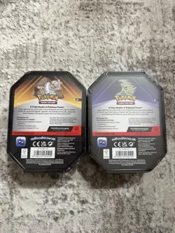 (2 Tin Lot) Pokemon TCG - Triple Whammy Tins - Slaking & Tyranitar- Ships Free - Image 2
