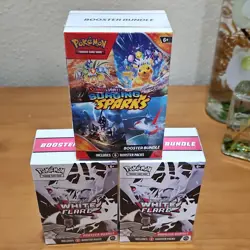 Pokemon Scarlet & Violet White Flare and Surging Sparks Booster Bundles (3 Pack) - Image 5