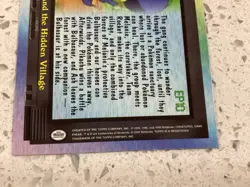 2000 Topps Pokemon Blue Label TV Animation EP10 Bulbasaur Hidden Village Foil NM - Image 5