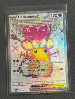 Dedenne ex 239/193 - ULTRA RARE FULL ART - Paldea Evolved - NM Pokemon TCG - Image 1