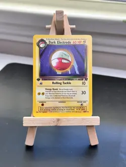 Pokemon 1st Edition Dark Electrode 34/82 Team Rocket WOTC Vintage 2000 NM - Image 1