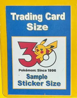 ASH KETCHUM 1999 POKEMON ARTBOX SERIES Rare Silver Foil ANIME STICKER NM - Image 3