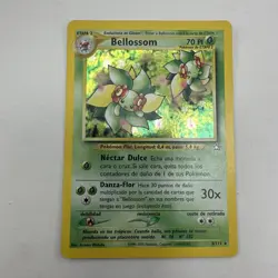 2001 Pokemon SPANISH Unlimited Neo Genesis Bellossom Holo 3/111 EX - Image 1