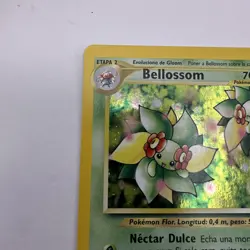2001 Pokemon SPANISH Unlimited Neo Genesis Bellossom Holo 3/111 EX - Image 2