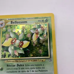 2001 Pokemon SPANISH Unlimited Neo Genesis Bellossom Holo 3/111 EX - Image 3