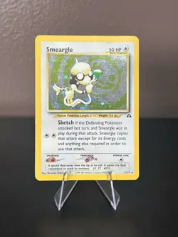 Pokemon Smeargle Neo Discovery 2001 Holo Rare 11/75 WotC MP - Image 3