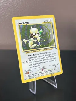 Pokemon Smeargle Neo Discovery 2001 Holo Rare 11/75 WotC MP - Image 4