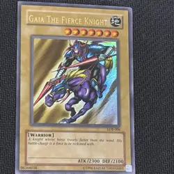 Gaia the Dragon Champion/Fierce Knight/Curse of Dragon/Polymerization LOB set - Image 4
