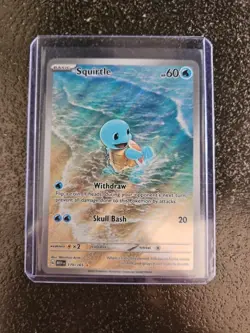 Pokemon TCG Squirtle 170/165 Illustration Rare Card Scarlet & Violet 151 Series - Image 1