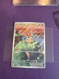 Victini 208 Pokemon TCG SV Promo Card Illustration Collection, English - Image 1