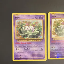 Pokemon TCG XY Evolutions Mew 53/108 Holo & Reverse holo 2 Card Lot LP - Image 2