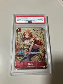 PSA 10 Nami Championship 2023 CS Celebration Pack ST01-007 OnePiece English Card - Image 1