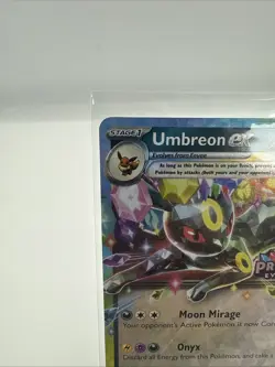 Umbreon ex 060/131 Prismatic Evolutions Stamped Promo Holo Pokemon Card - Image 2