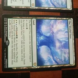 Mtg X2 The World Tree X2 NM/M Kaldheim Magic Land Card Rare - Image 2