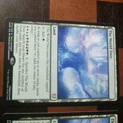 Mtg X2 The World Tree X2 NM/M Kaldheim Magic Land Card Rare - Image 3