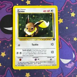 EEVEE - 55/82 - Team Rocket - Pokemon Card - LP - Image 1