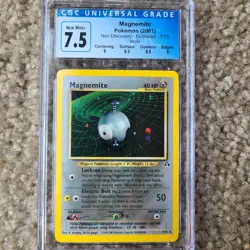 Pokemon Magnemite Neo Discovery 7/75 PSA 7.5 - Image 1