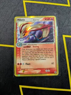 Milotic Delta Species 5/101 Ex Dragon Frontiers Holo Rare Pokemon Card DMG - Image 1