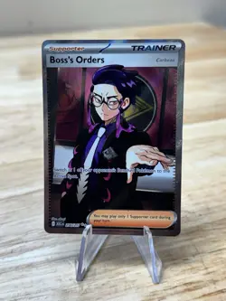 Pokemon TCG Boss's Orders Corbeau 256/217 Ascended Heroes Full Art Ultra Rare - Image 1