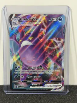 Crobat VMAX 045/072 Shining Fates Ultra Rare Full Art Pokemon TCG NM/M - Image 1