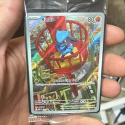 Pokemon Riolu 010 Me: Mega Evolution Promo Basic 80 HP Accelerating Stab 30 Holo - Image 1