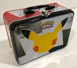 Pokemon 25th Anniversary Celebrations Treasure Chest Lunch Box Tin EMPTY - Image 2