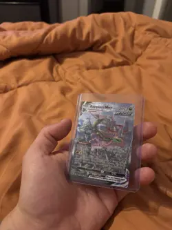 Pokemon TCG Rayquaza VMAX (Alternate Art Secret) Mint Condition Evolving Skies - Image 2